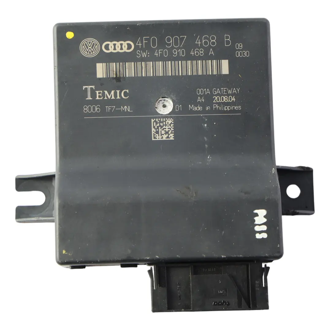 Audi A6 C6 4F Gateway Control Unit Module ECU - SKU 4F0907468B - Part number 4F0907468B