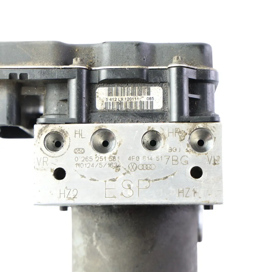 Audi A6 C6 Module Pompe Frein ABS Unité Contrôle Hydraulique 4F0614517BA - SKU 4F0910517AL - Numéro de pièce 4F0910517AL