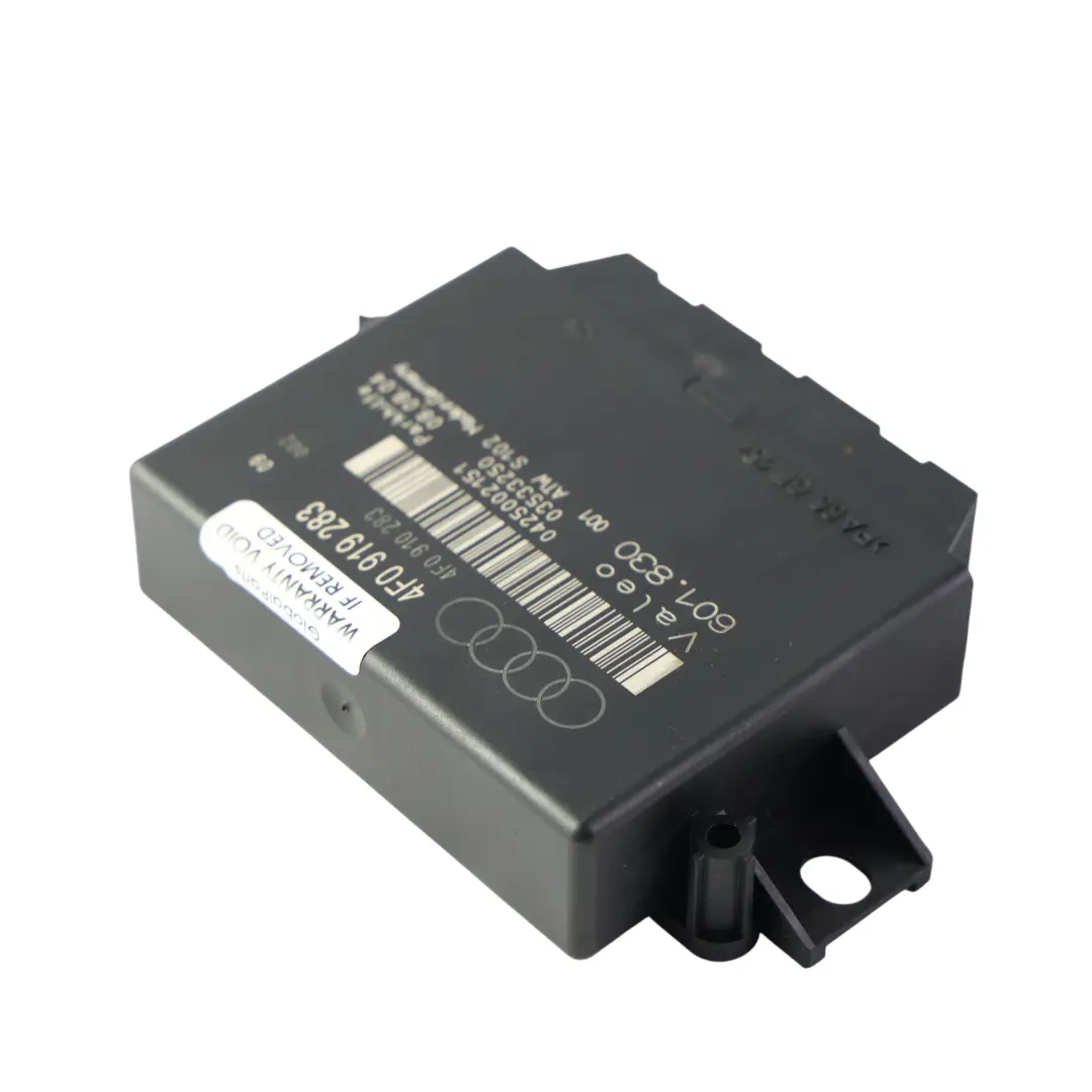 PDC Parking Aid Sensor Control Unit Module to Audi A6 C6 Q7 4L with Part number 4F0919283 Audi A6 C6 Q7 4L PDC Parking Aid Sensor Control Unit Module - SKU 4F0919283 - Part number 4F0919283