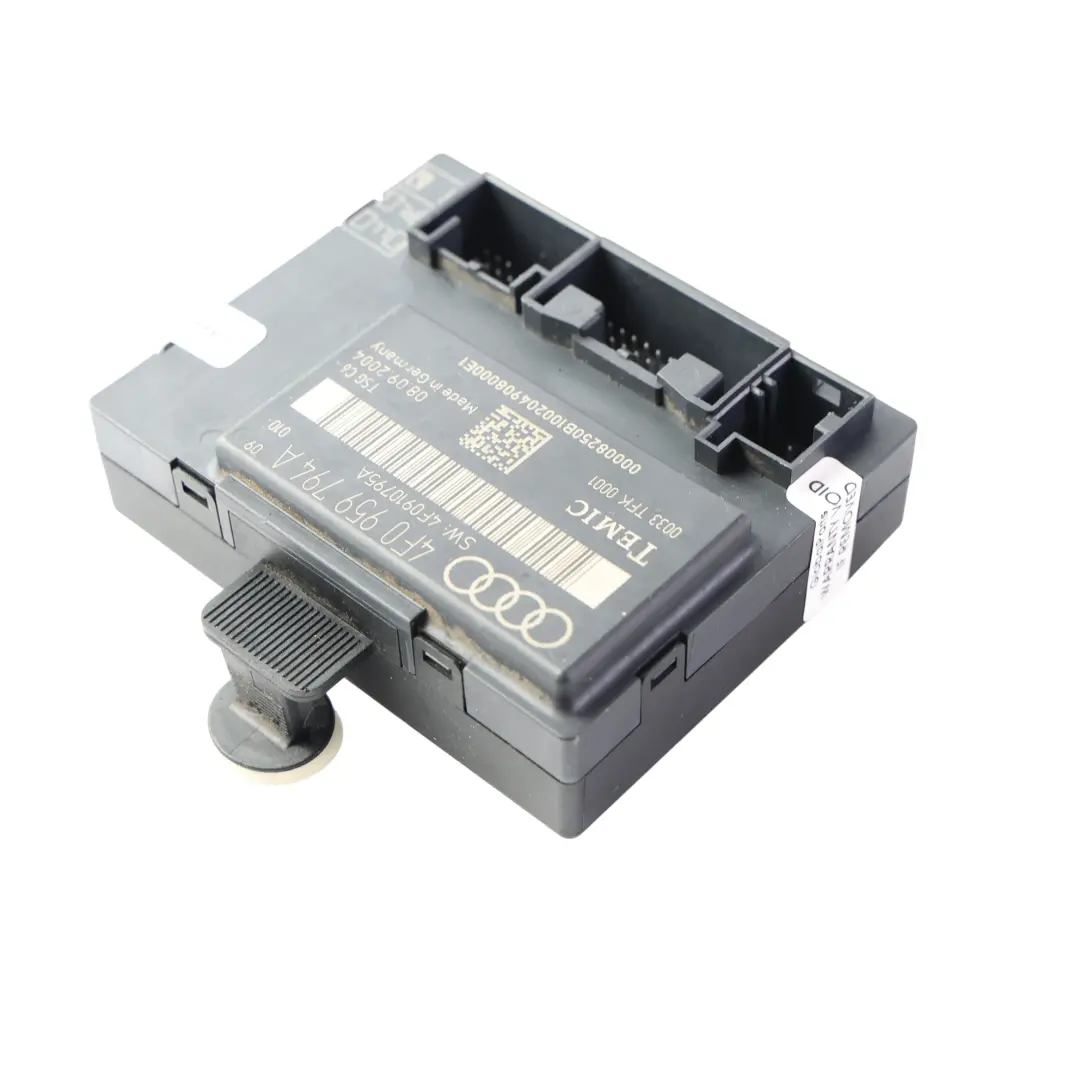 4F Centralina Porta Posteriore Destra per Audi A6 S6 Avant Quattro con numero di parte 4F0959794A Audi A6 S6 Avant Quattro 4F Centralina Porta Posteriore Destra - SKU 4F0959794A - Numero di parte 4F0959794A
