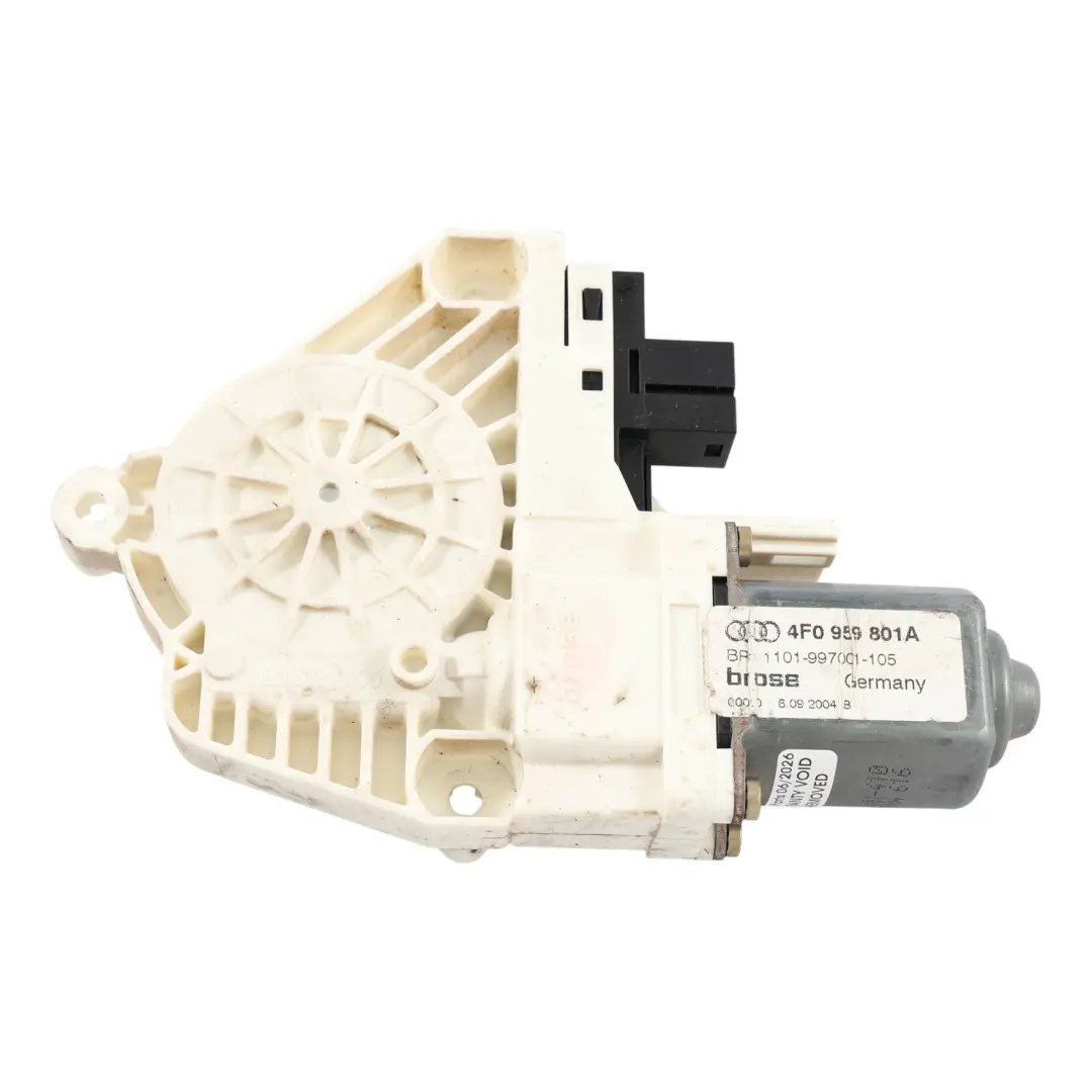 Window Motor Regulator Rear Left N/S 4F0959802A to Audi A6 C6 Electric with Part number 4F0959801A Audi A6 C6 Electric Window Motor Regulator Rear Left N/S 4F0959802A - SKU 4F0959801A - Part number 4F0959801A