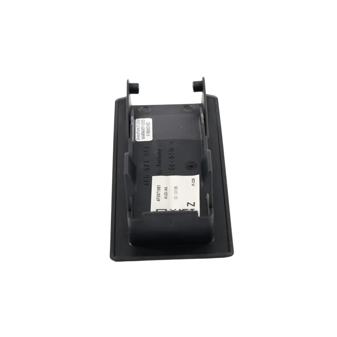Audi A6 C6 Front Seat Wiring Loom Cover Trim Panel Bracket - SKU 4F0971981 - Part number 4F0971981