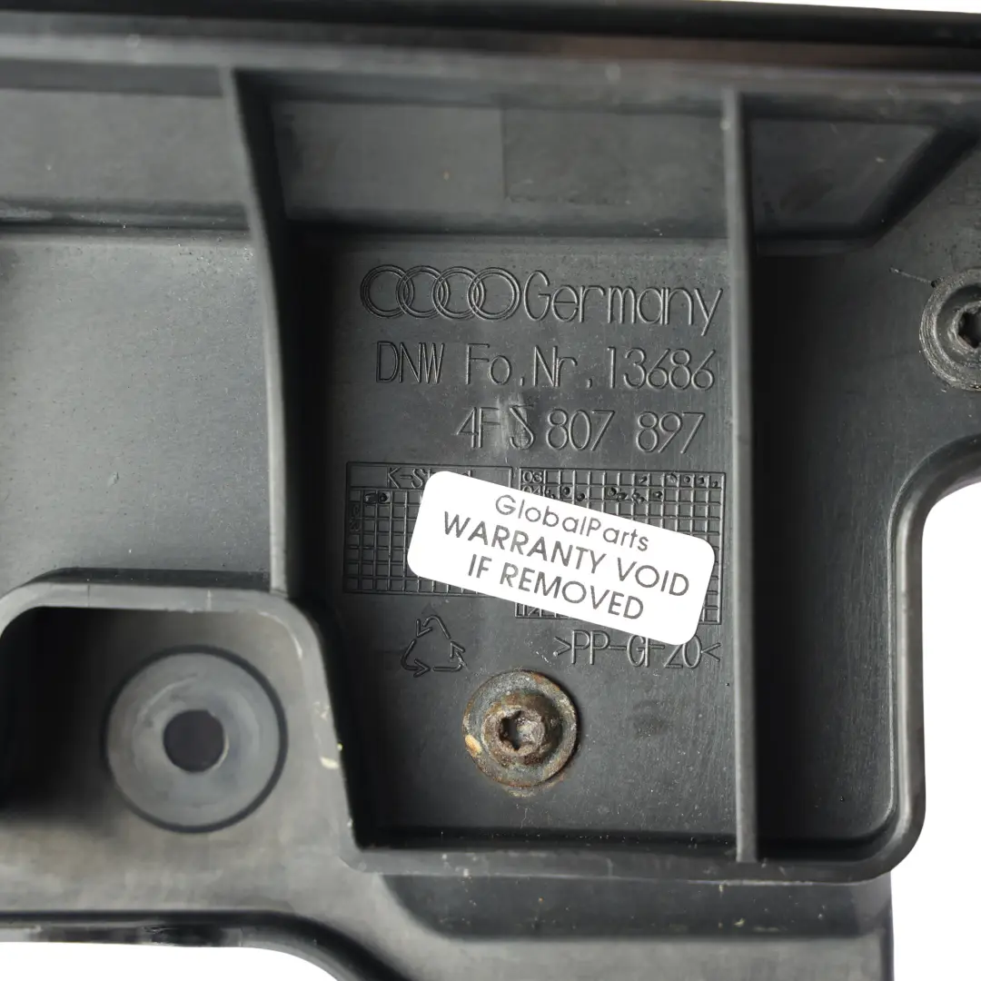 Supporto Staffa Montaggio Paraurti Posteriore Sinistro per Audi A6 C6 con numero di parte 4F5807897 Audi A6 C6 Supporto Staffa Montaggio Paraurti Posteriore Sinistro - SKU 4F5807897 - Numero di parte 4F5807897