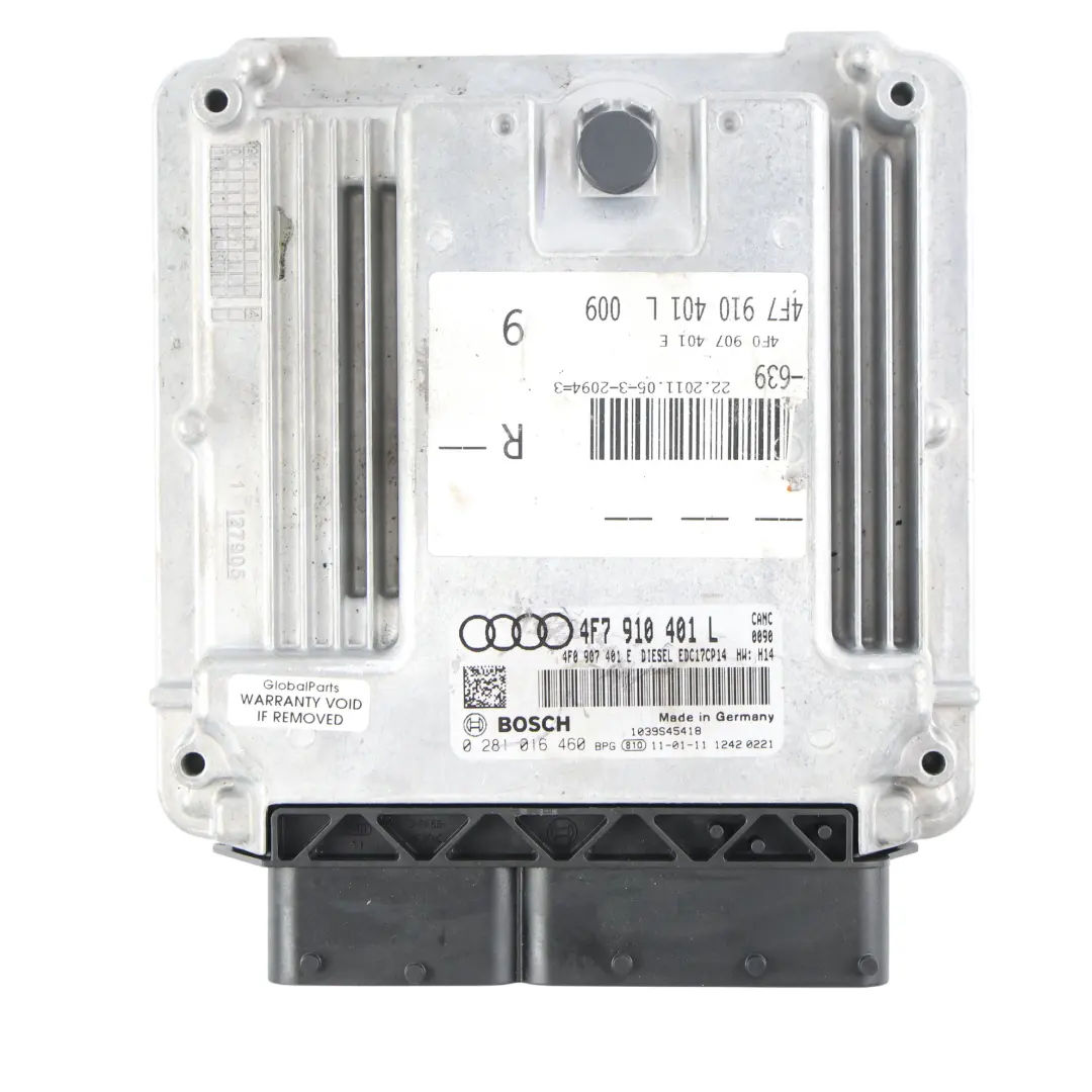 CANC 190HP Engine Module ECU Kit Automatic to Audi A6 C6 2.7 TDI Quattro with Part number 4F7910401L Audi A6 C6 2.7 TDI Quattro CANC 190HP Engine Module ECU Kit Automatic - SKU 4F7910401L-2 - Part number 4F7910401L