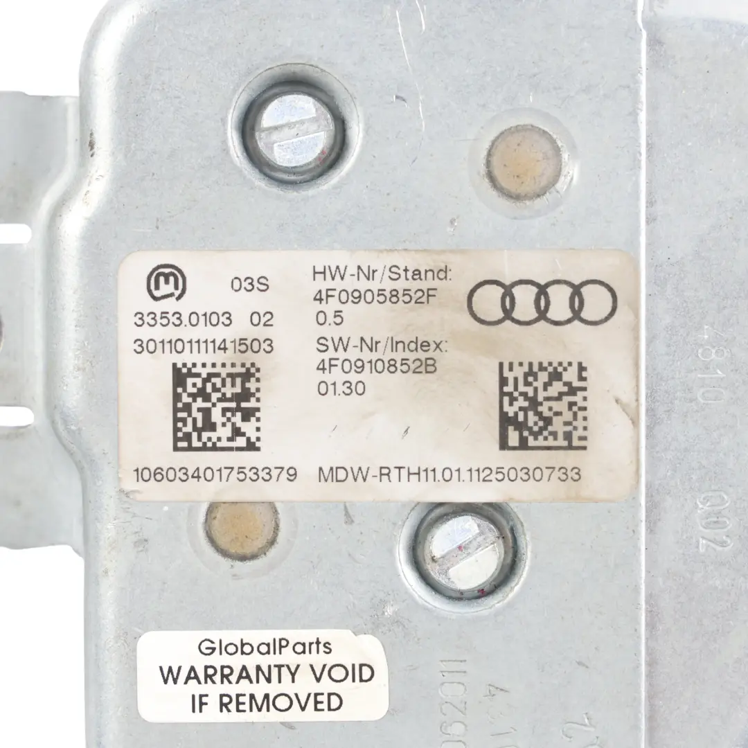 Audi A6 C6 2.7 TDI Quattro CANC 190HP Engine Module ECU Kit Automatic - SKU 4F7910401L-2 - Part number 4F7910401L