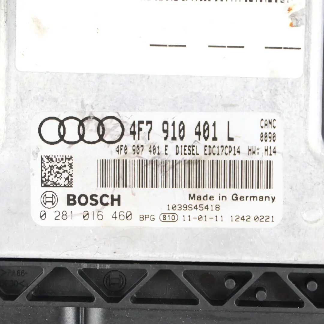 CANC 190HP Kit ECU Motor Automático para Audi A6 C6 2.7 TDI Quattro con número de pieza 4F7910401L Audi A6 C6 2.7 TDI Quattro CANC 190HP Kit ECU Motor Automático - SKU 4F7910401L-2 - Número de pieza 4F7910401L