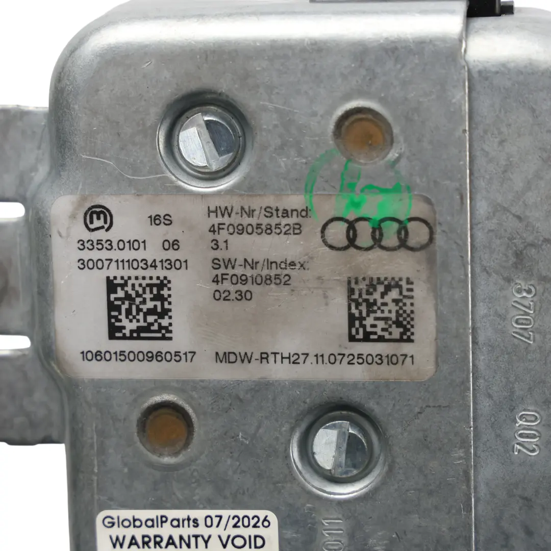 Audi A6 C6 3.0 TDI ASB 232HP Engine Control Unit ECU Kit Automatic - SKU 4F9910401-1 - Part number 4F9910401