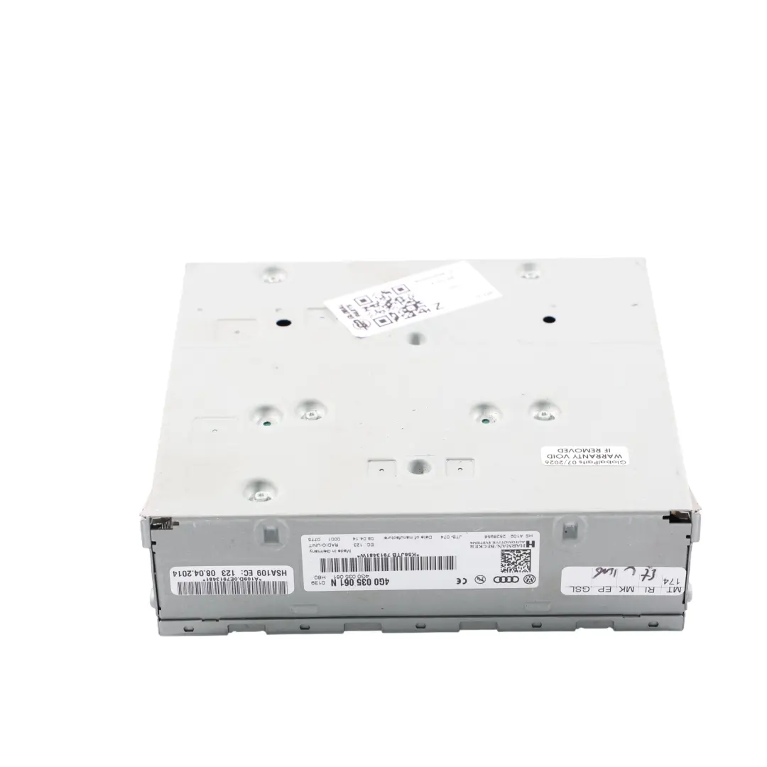 Audi A4 B8 A5 8T Q5 8R A8 D4 Stereo DAB CD Player Radio Head Unit - SKU 4G0035061N-1 - Part number 4G0035061N