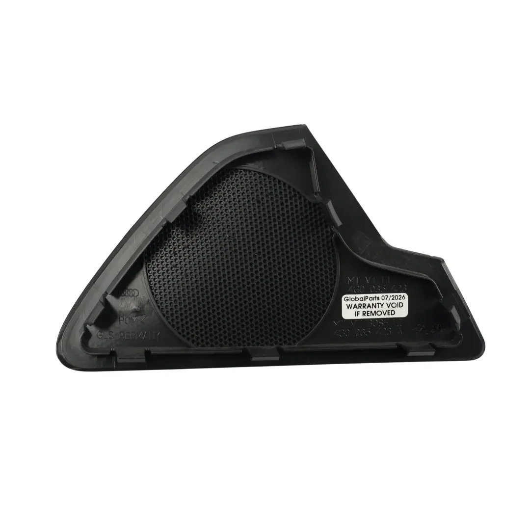 Audi A6 C7 Rejilla Altavoz Panel Bose Sistema Delantero Izquierdo - SKU 4G0035423 - Número de pieza 4G0035423