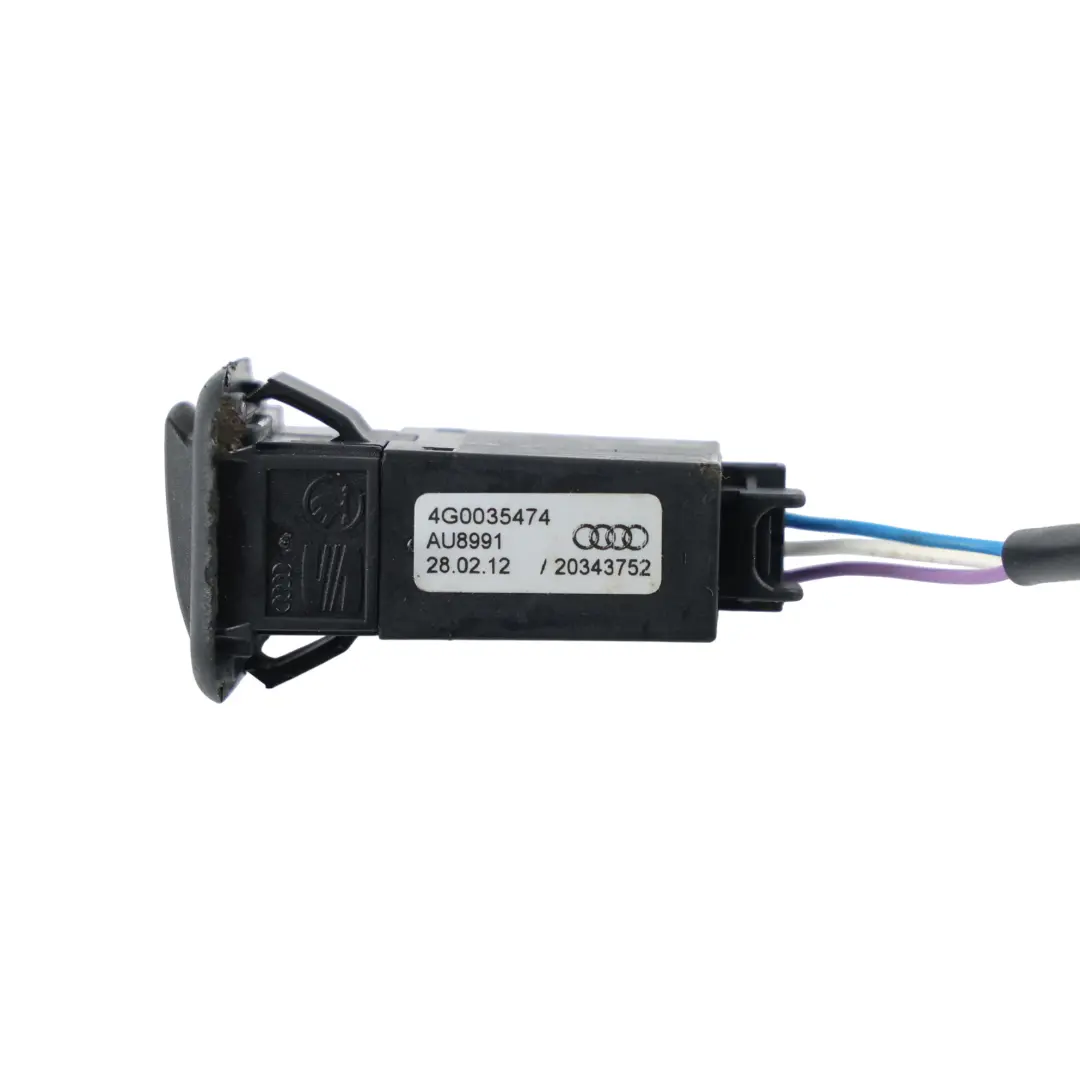 Audi A3 8P A4 8K A5 8T A6 C7 Aux In Port Socket Plug Plug Power Outlet - SKU 4G0035474 - Part number 4G0035474