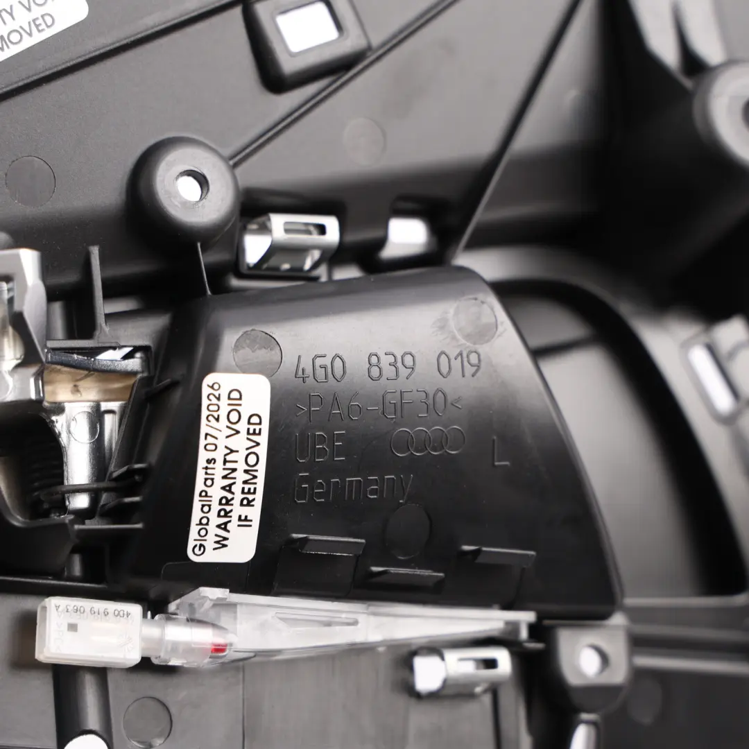 Audi A6 C7 Hinten Innenraum Tür Griff Pull Release Hebel Links - SKU 4G0839019-1 - Teilenummer 4G0839019