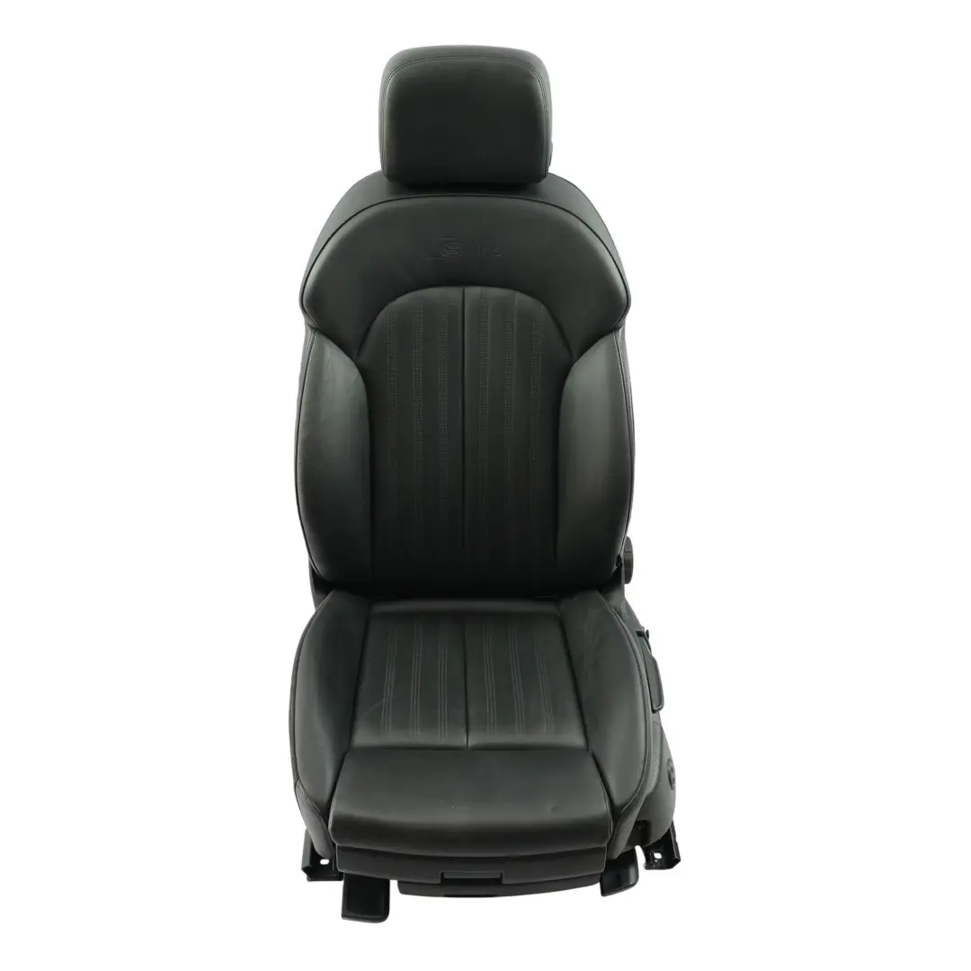 Asiento Deportivo Calefactable Delantero Izquierdo S-Line Cuero Negro para Audi A6 C7 con número de pieza 4G0881805BD Audi A6 C7 Asiento Deportivo Calefactable Delantero Izquierdo S-Line Cuero Negro - SKU 4G0881805BD-6 - Número de pieza 4G0881805BD