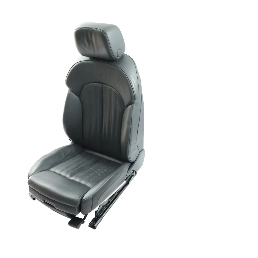 Audi A6 C7 Front Sport Seat Heated Left N/S S-Line Interior Leather Soul Black - SKU 4G0881806BD-6 - Part number 4G0881806BD