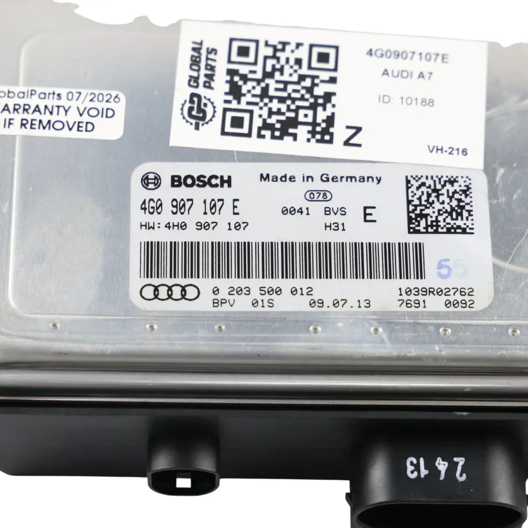 Audi A6 C7 A7 4G Image Processing Control Unit Module - SKU 4G0907107E - Part number 4G0907107E