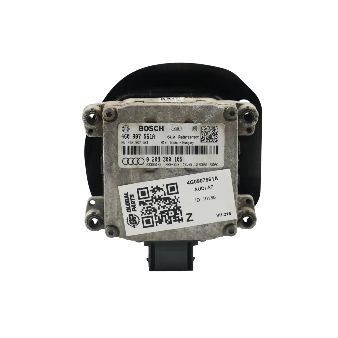 Audi A6 C7 A7 4G Sensor Radar Distronic Delantero Derecho - SKU 4G0907561A - Número de pieza 4G0907561A