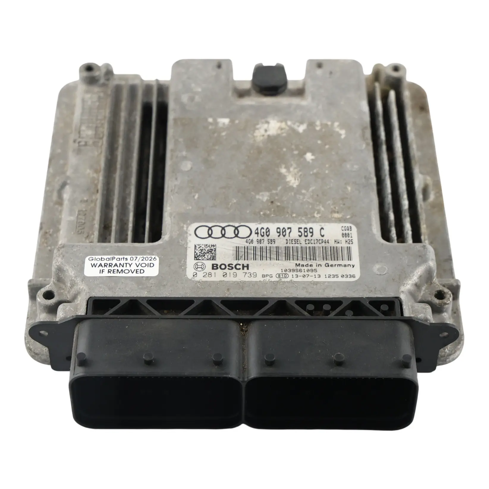 Audi A7 4G 3.0TDI CGQB 313HP Quattro UCE Control Motor 4G0907589C Automático