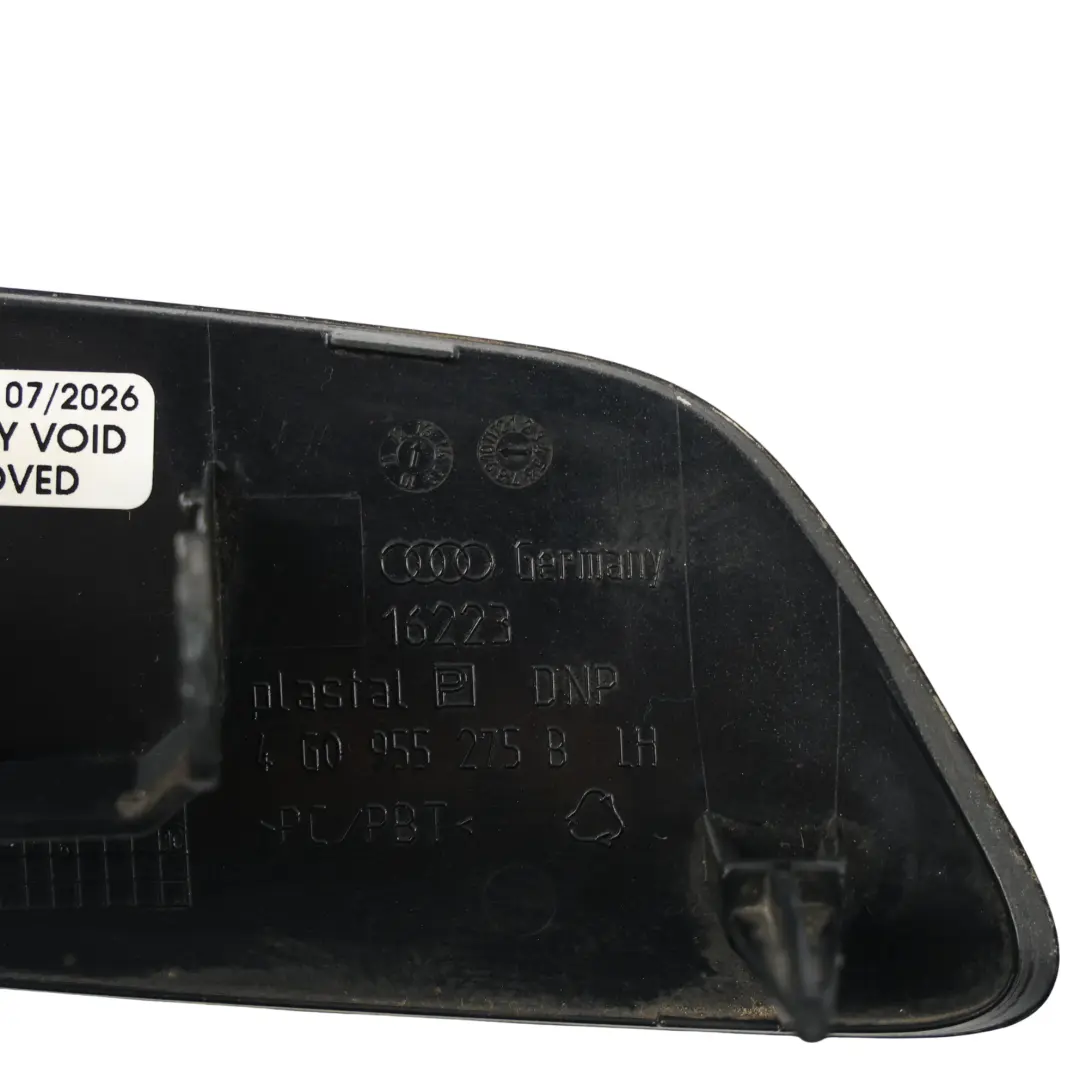 Audi A6 A7 C7 4G Tapa Lavafaros Parachoques Delantero Gris Dakota Y1P - SKU 4G0955275B-DAK - Número de pieza 4G0955275B