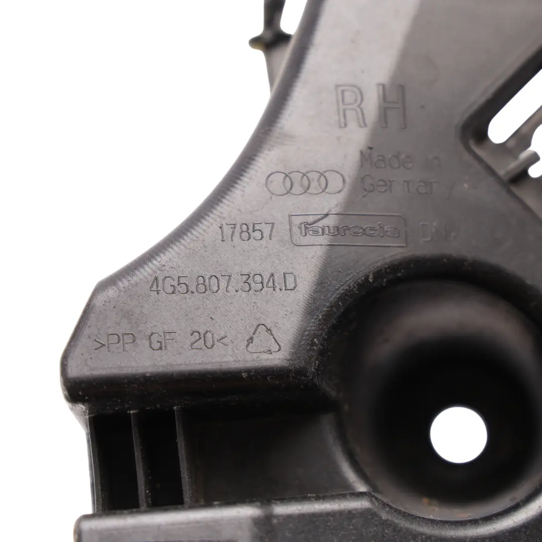 Bumper Mount Bracket Holder Right O/S to Audi A6 C7 Rear with Part number 4G5807394D Audi A6 C7 Rear Bumper Mount Bracket Holder Right O/S - SKU 4G5807394D - Part number 4G5807394D
