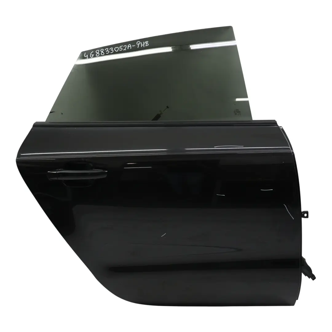 Door Right O/S Door Shell Phantom Black - Z9Y to Audi A7 S7 4G Rear with Part number 4G8833052A Audi A7 S7 4G Rear Door Right O/S Door Shell Phantom Black - Z9Y - SKU 4G8833052A-PHB - Part number 4G8833052A