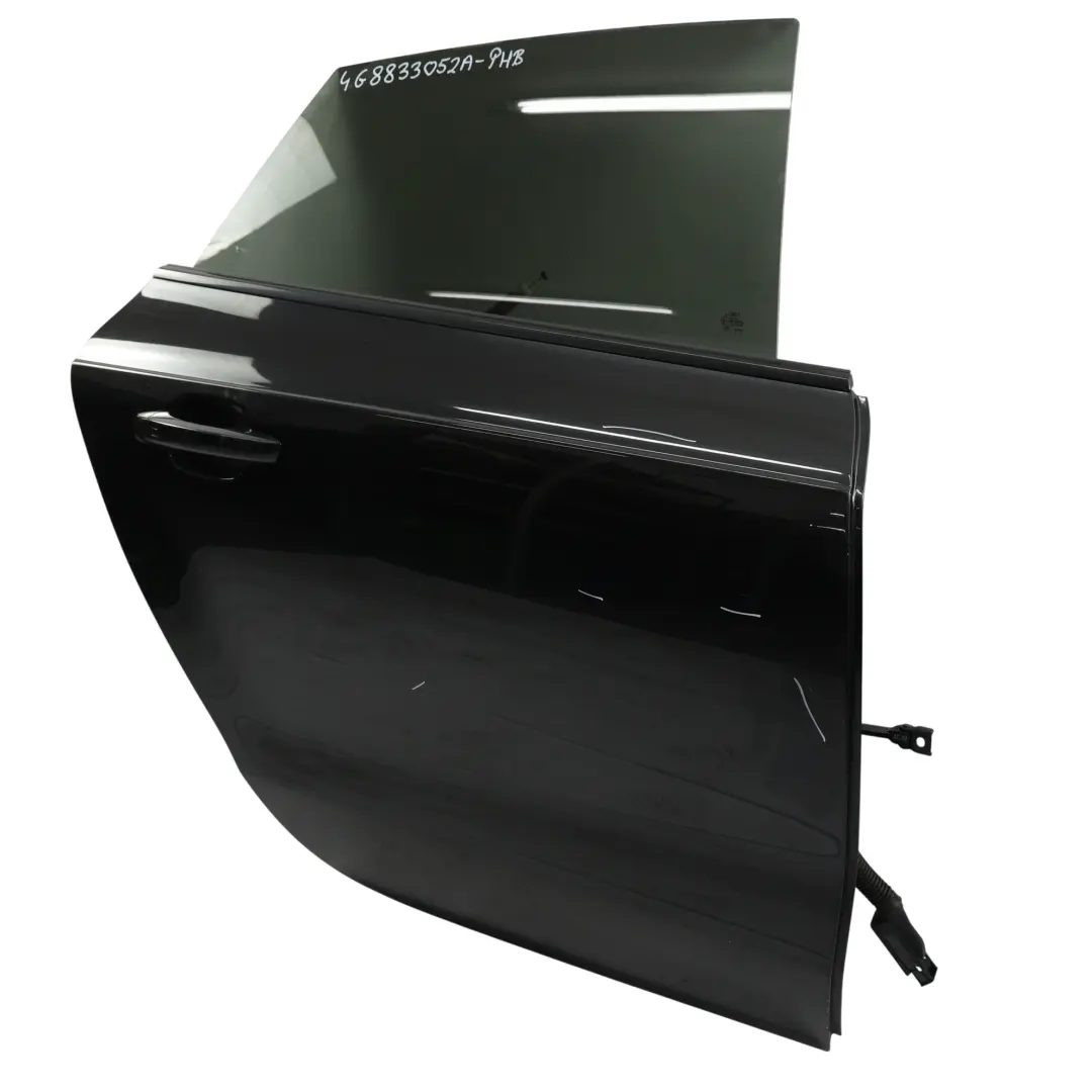 Door Right O/S Door Shell Phantom Black - Z9Y to Audi A7 S7 4G Rear with Part number 4G8833052A Audi A7 S7 4G Rear Door Right O/S Door Shell Phantom Black - Z9Y - SKU 4G8833052A-PHB - Part number 4G8833052A