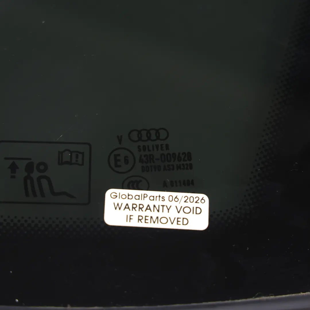 4G8 Vitre Latérale Arrière Droite Teintée pour Audi A7 à propos du numéro de pièce 4G8845300AA Audi A7 4G8 Vitre Latérale Arrière Droite Teintée - SKU 4G8845300AA - Numéro de pièce 4G8845300AA
