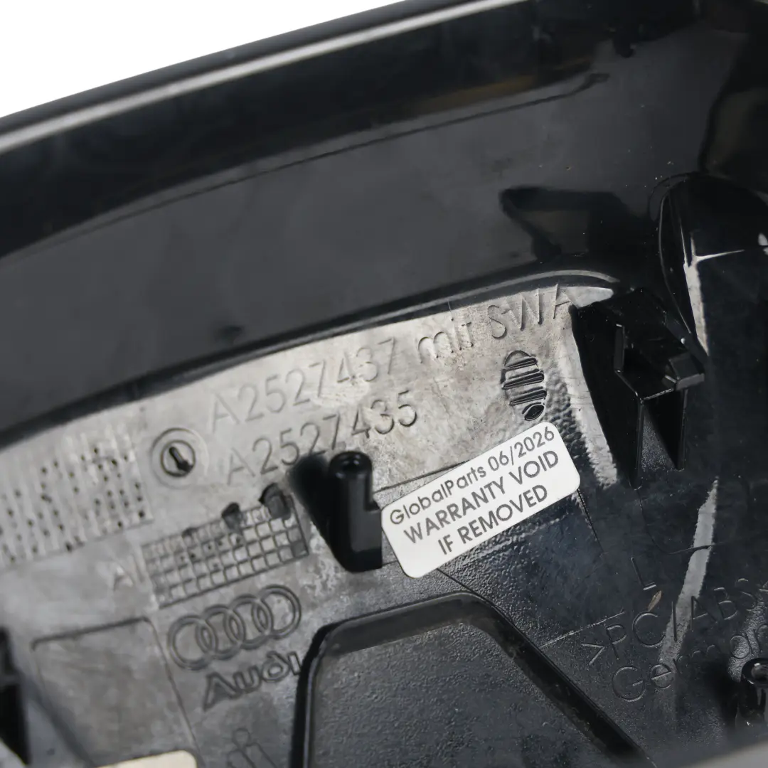 Spiegelgehäuse Abdeckung Blende Links Mythosschwarz Metallic Y9T für Audi A7 4G mit Teilenummer 4G8857527 Audi A7 4G Spiegelgehäuse Abdeckung Blende Links Mythosschwarz Metallic Y9T - SKU 4G8857527-MYB - Teilenummer 4G8857527