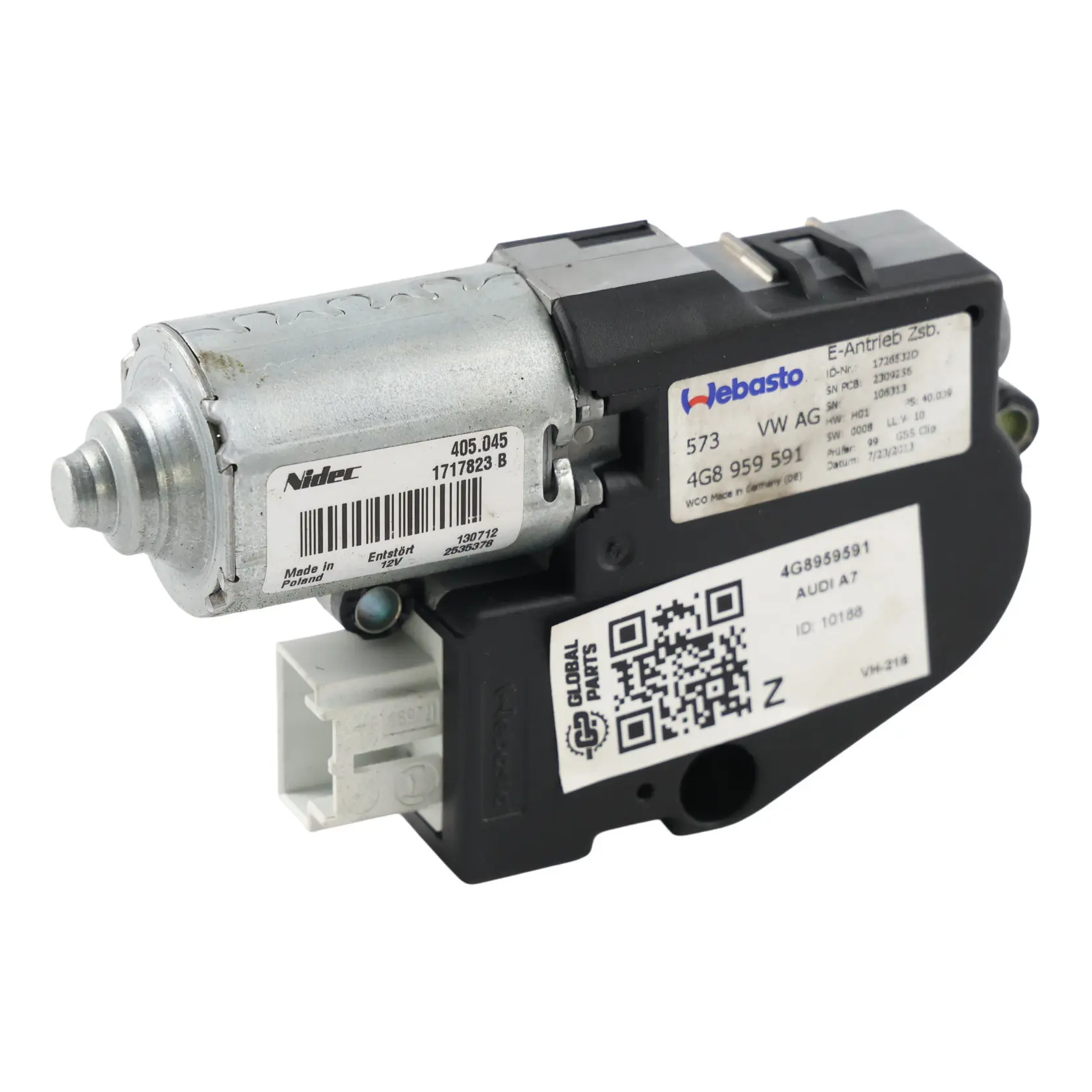 Audi A6 S6 4G A7 4G8 Moteur Toit Ouvrant Coulissant 4G8959591