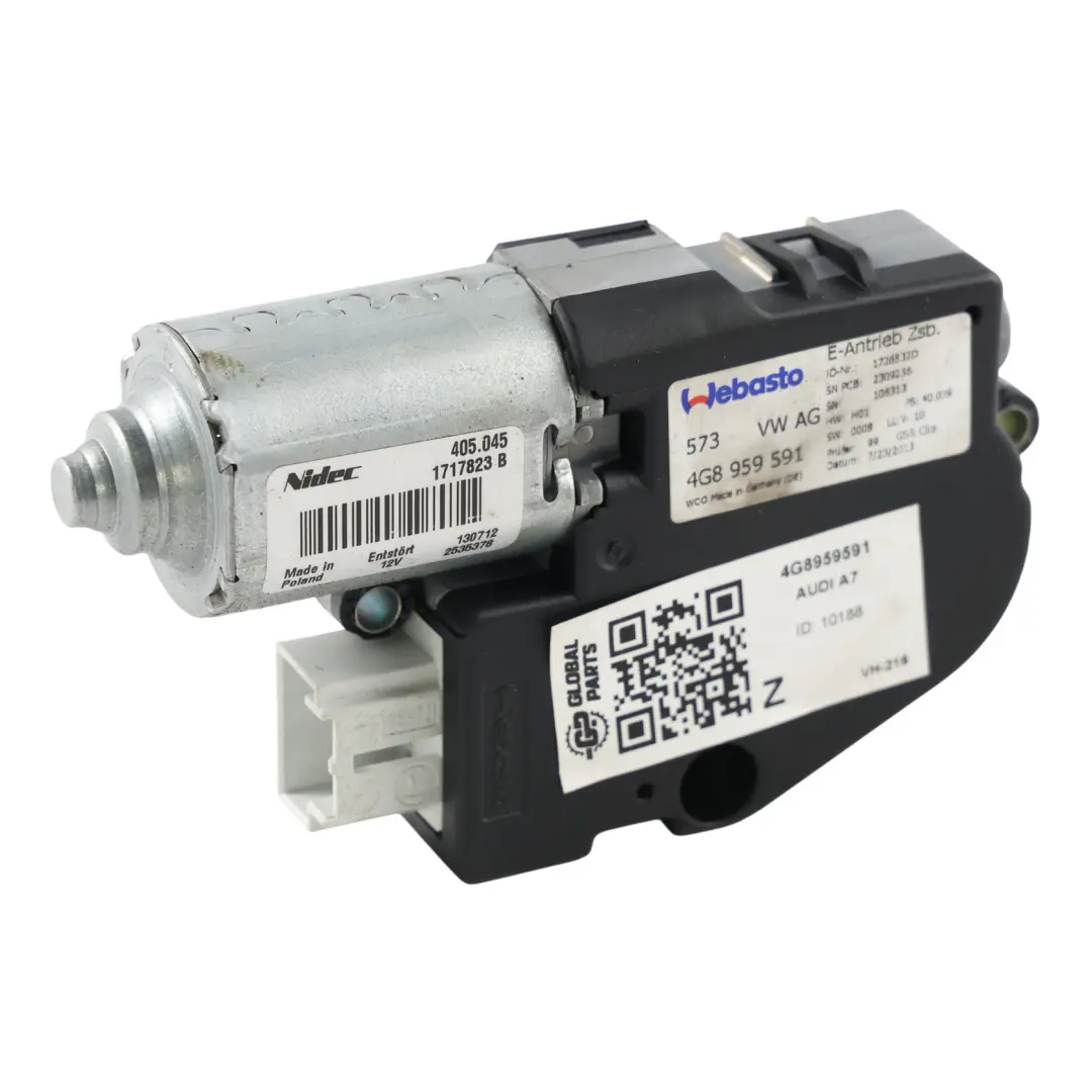 4G8 Schiebedach Sonnendach Motor Öffnung für Audi A6 S6 4G A7 mit Teilenummer 4G8959591 Audi A6 S6 4G A7 4G8 Schiebedach Sonnendach Motor Öffnung - SKU 4G8959591 - Teilenummer 4G8959591
