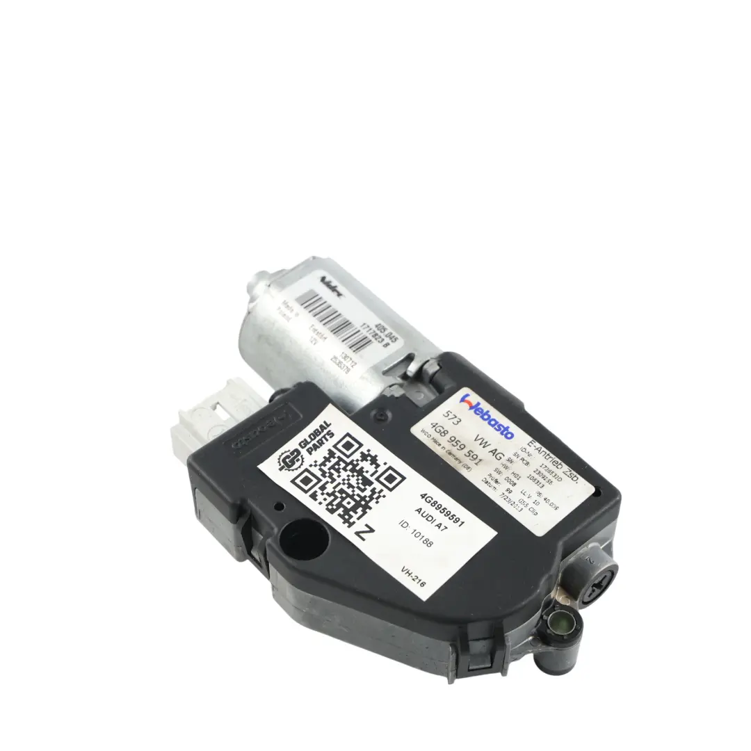 4G8 Moteur Toit Ouvrant Coulissant pour Audi A6 S6 4G A7 à propos du numéro de pièce 4G8959591 Audi A6 S6 4G A7 4G8 Moteur Toit Ouvrant Coulissant - SKU 4G8959591 - Numéro de pièce 4G8959591