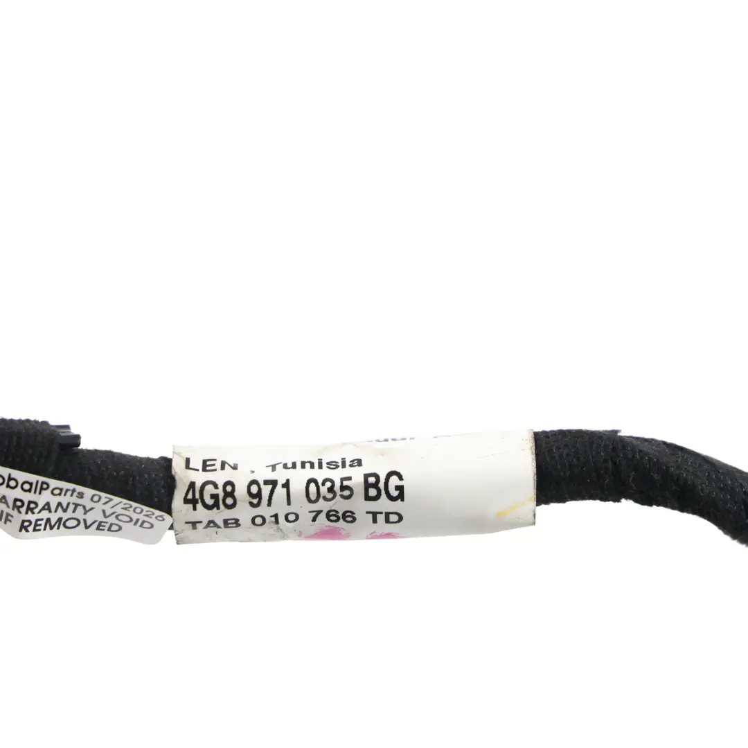 Faisceau Câblage Porte Avant Côté Conducteur pour Audi A7 4G à propos du numéro de pièce 4G8971035BG Audi A7 4G Faisceau Câblage Porte Avant Côté Conducteur - SKU 4G8971035BG - Numéro de pièce 4G8971035BG