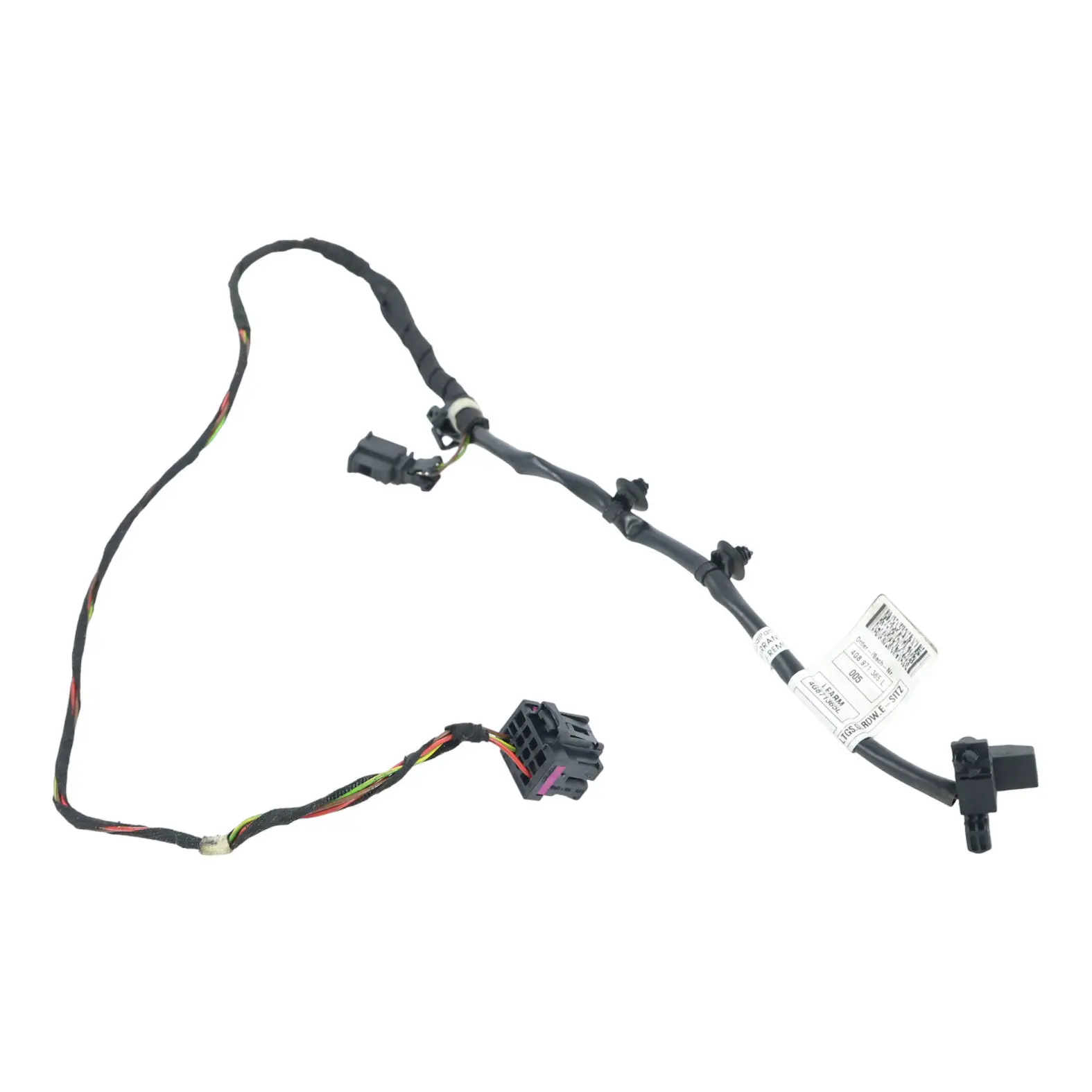 Audi A7 4G Cable Cableado Advertencia Cinturón Seguridad Delantero 4G8971365L