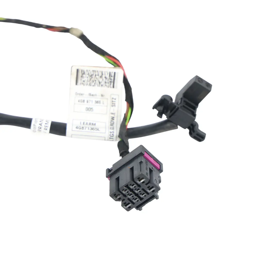 Cavo Avviso Cintura Anteriore Sinistro Destro per Audi A7 4G con numero di parte 4G8971365L Audi A7 4G Cavo Avviso Cintura Anteriore Sinistro Destro - SKU 4G8971365L - Numero di parte 4G8971365L