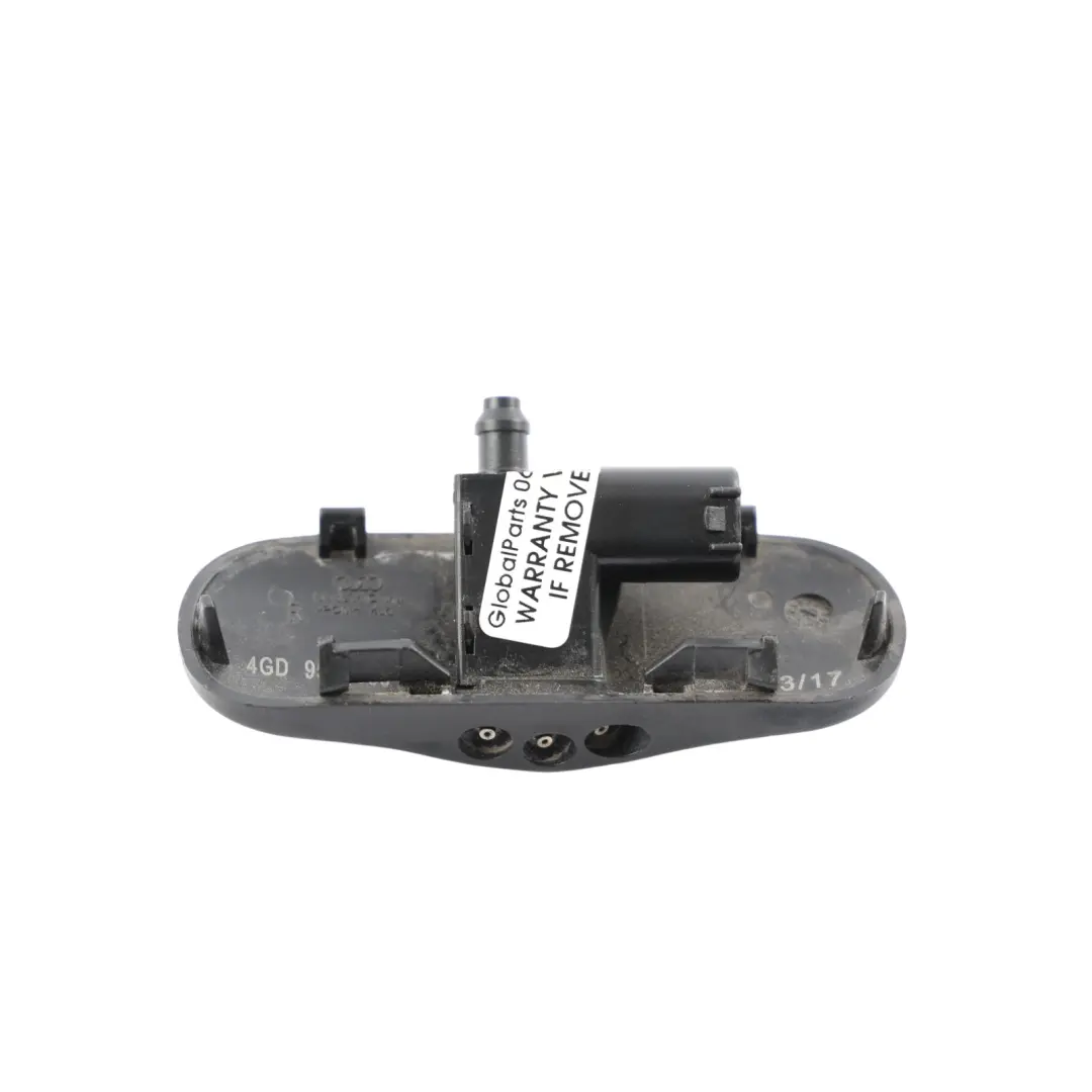 Windscreen Front Window Washer Spray Jet Nozzle Right O/S to Audi A5 8T with Part number 4GD955988 Audi A5 8T Windscreen Front Window Washer Spray Jet Nozzle Right O/S - SKU 4GD955988 - Part number 4GD955988