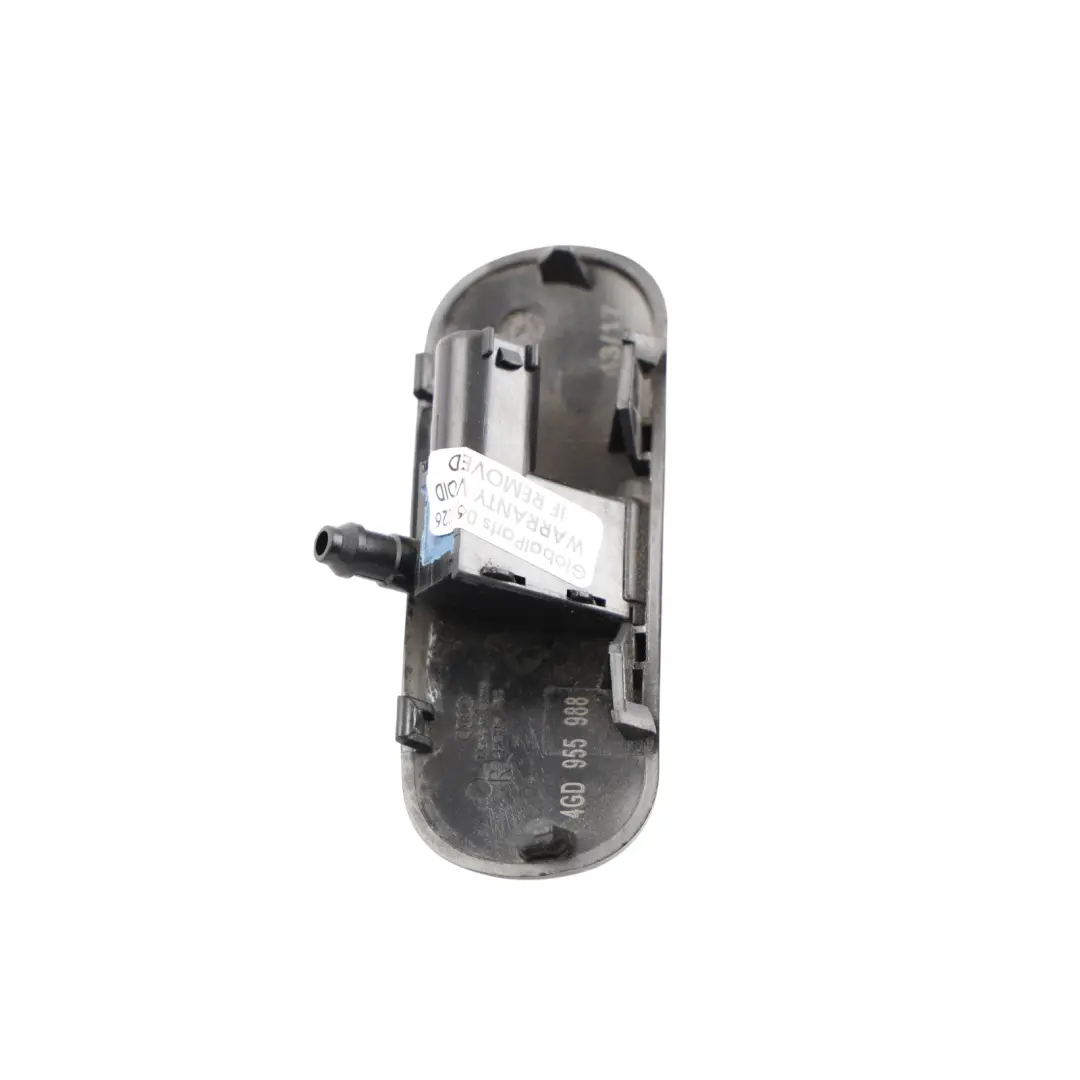 Windscreen Front Window Washer Spray Jet Nozzle Right O/S to Audi A5 8T with Part number 4GD955988 Audi A5 8T Windscreen Front Window Washer Spray Jet Nozzle Right O/S - SKU 4GD955988 - Part number 4GD955988