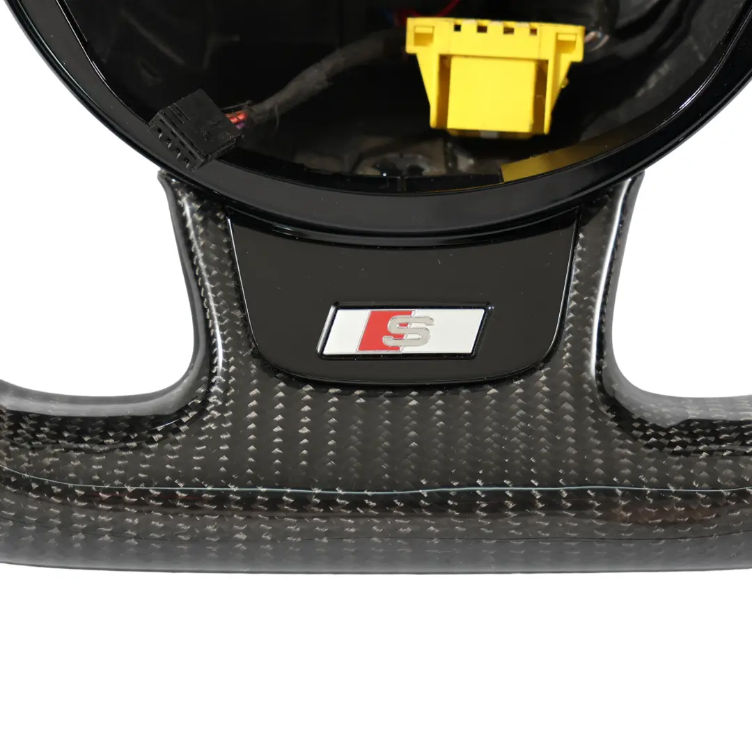 Volant S-Line LED Carbone Fond Plat Palettes pour Audi A8 D4 à propos du numéro de pièce 4H0419091T Audi A8 D4 Volant S-Line LED Carbone Fond Plat Palettes - SKU 4H0419091T-1 - Numéro de pièce 4H0419091T