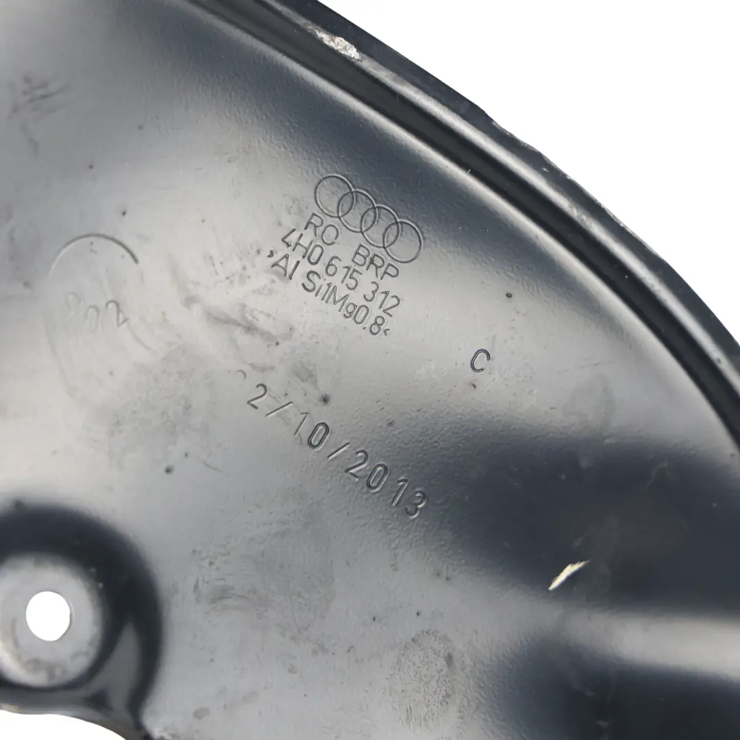 Audi A6 C7 A7 4G A8 D4 Bremsscheibe Abdeckung Träger Vorne Rechts - SKU 4H0615312C - Teilenummer 4H0615312C