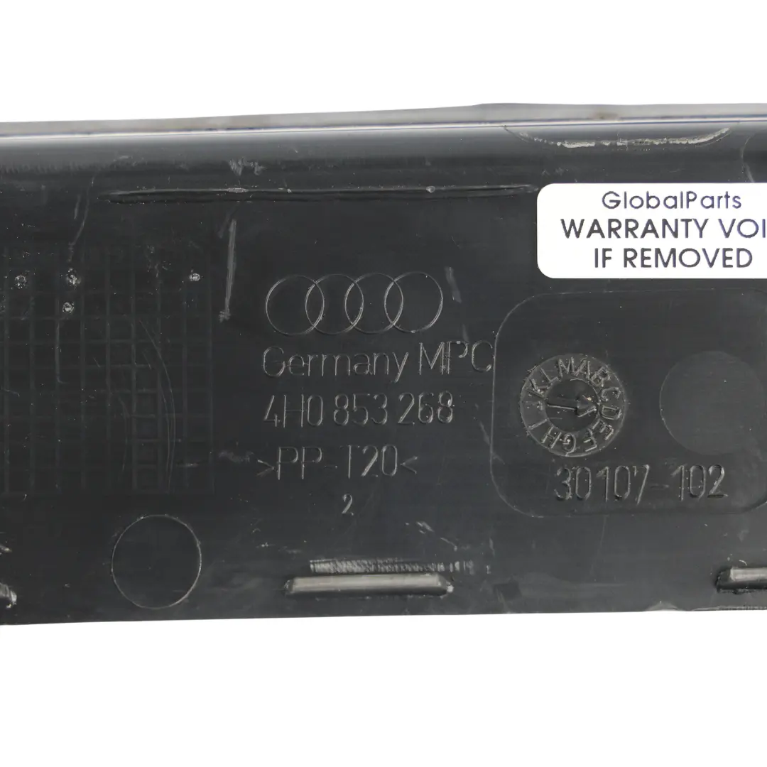 Audi A8 D4 Tapa Panel Moldura Junta Tapa Maletero Derecha - SKU 4H0853268 - Número de pieza 4H0853268
