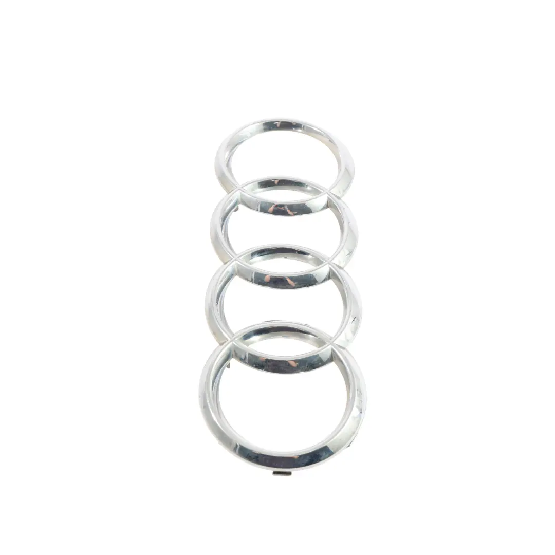Audi A7 4G8 RSQ3 8U Front Radiator Grille Badge Rings Emblem Chrome - SKU 4H0853605B - Part number 4H0853605B