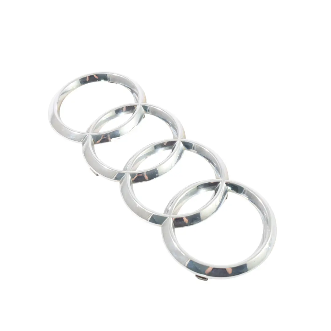 Audi A7 4G8 RSQ3 8U Front Radiator Grille Badge Rings Emblem Chrome - SKU 4H0853605B - Part number 4H0853605B