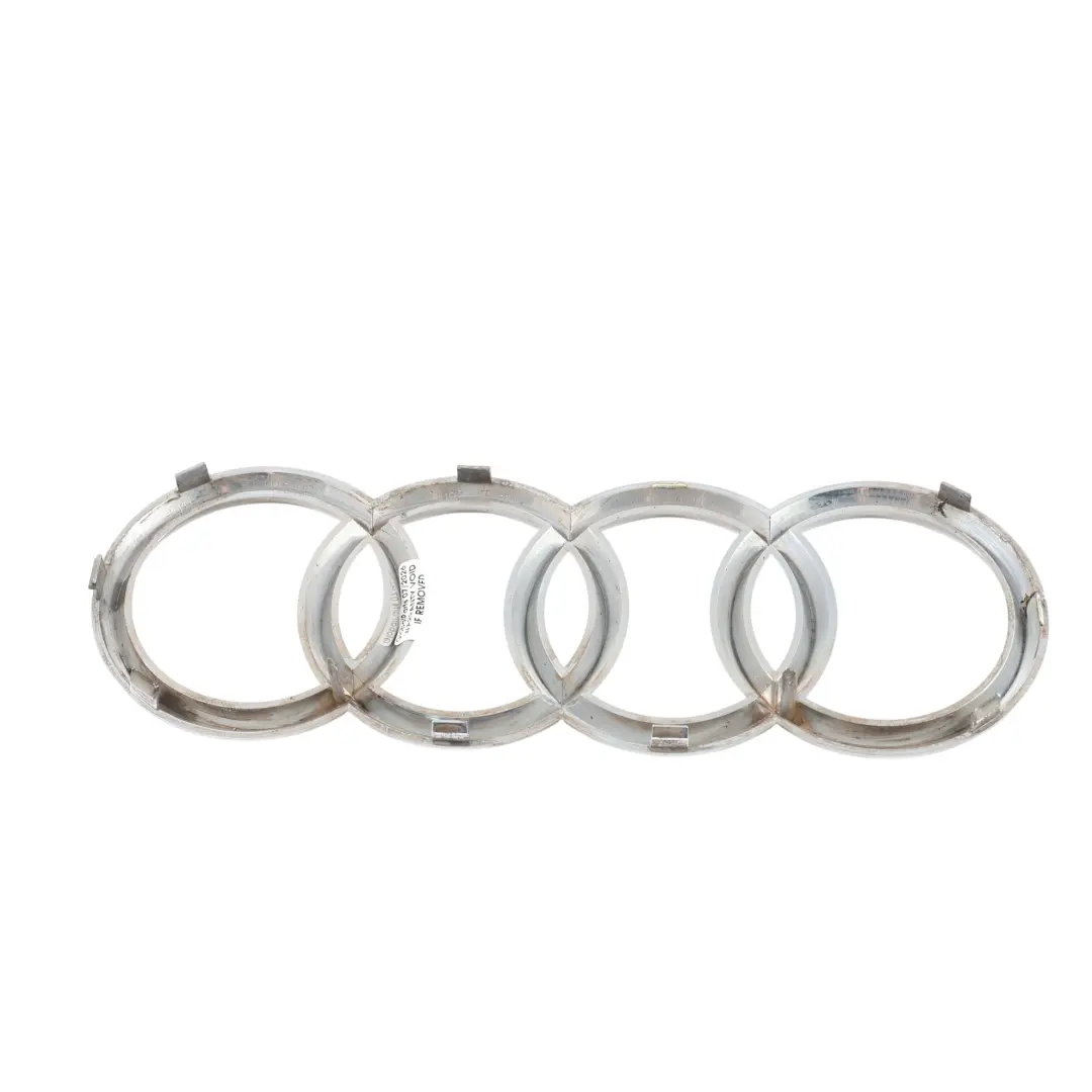 Audi A7 4G8 RSQ3 8U Griglia Radiatore Anteriore Stemma Anelli Cromo - SKU 4H0853605B - Numero di parte 4H0853605B