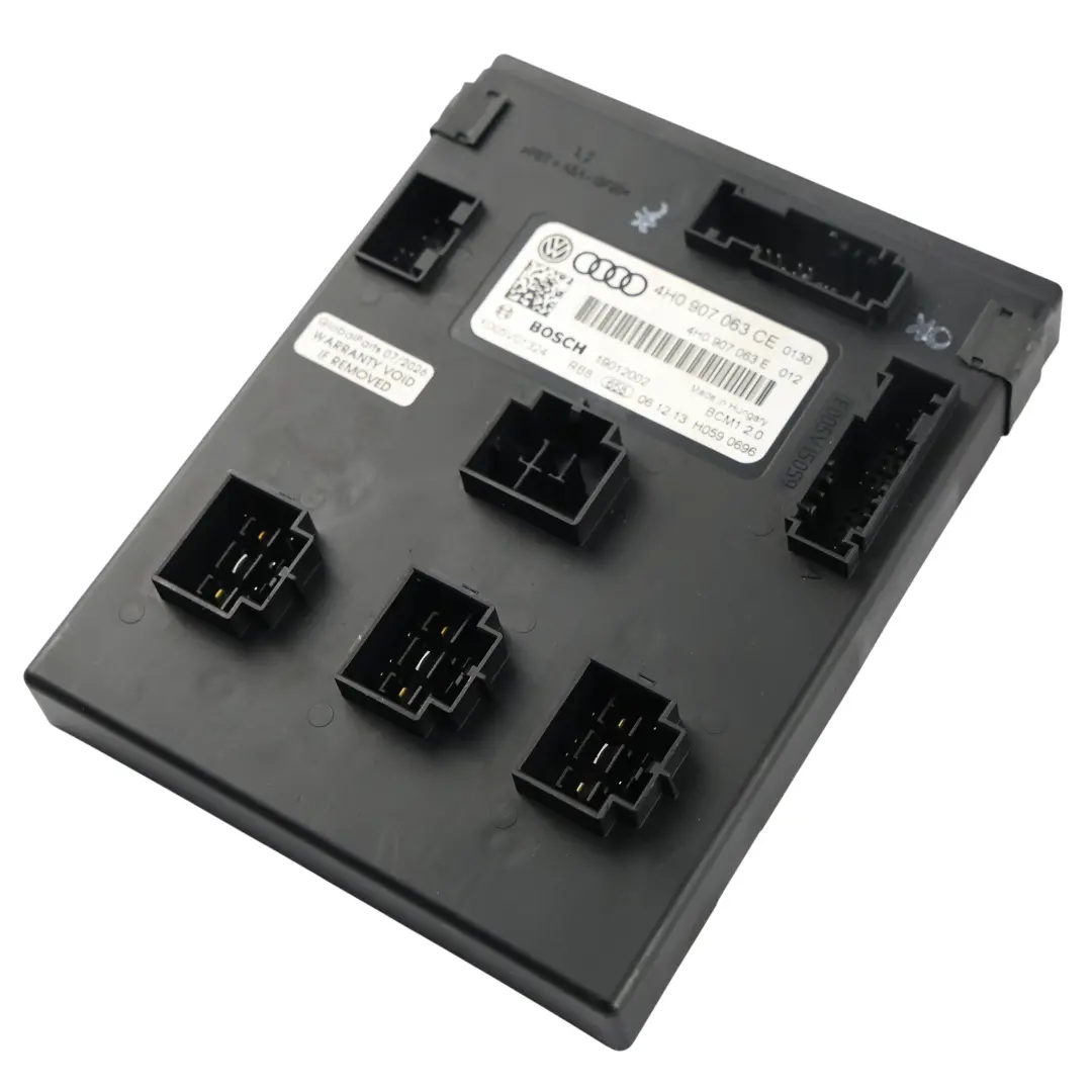 Audi A6 C7 Módulo Control Carrocería BCM ECU 3.0 TDI Quattro CDUD - SKU 4H0907063CE - Número de pieza 4H0907063CE