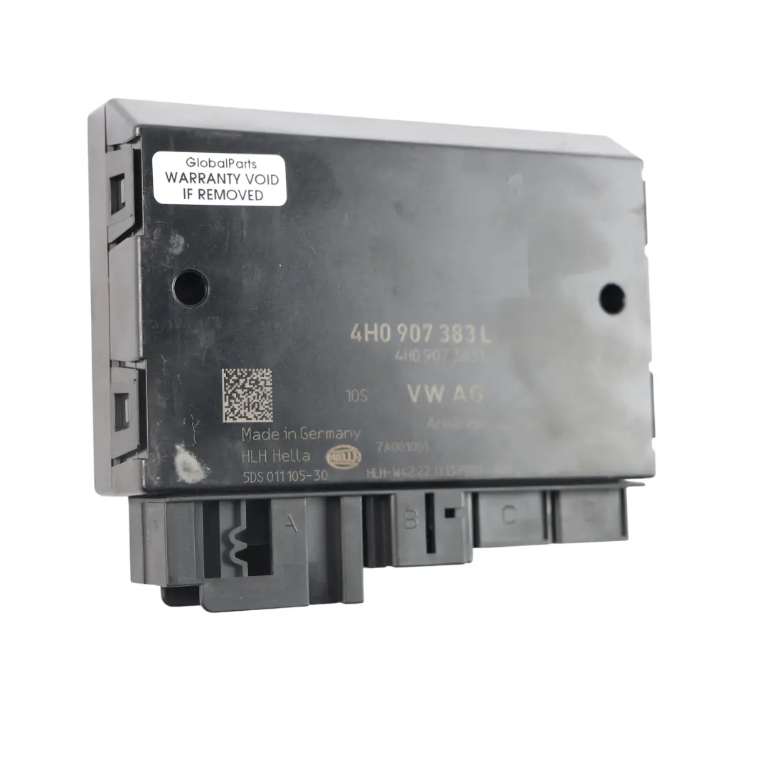 Modulo Unità Controllo Rilevamento Rimorchio ECU per Porsche Audi A8 D4 con numero di parte 4H0907383L Porsche Audi A8 D4 Modulo Unità Controllo Rilevamento Rimorchio ECU - SKU 4H0907383L - Numero di parte 4H0907383L