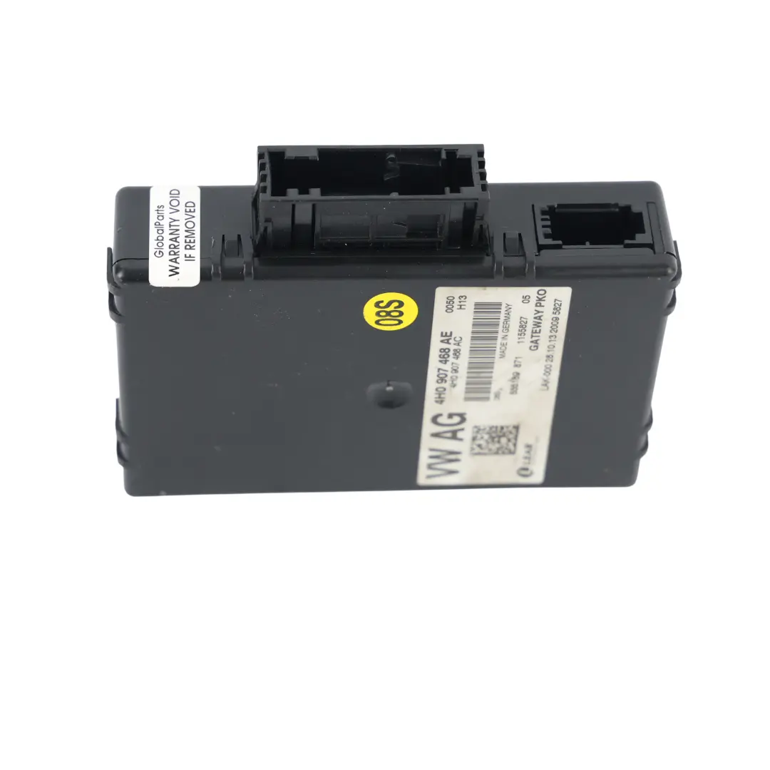 Gateway Control Module Diagnostic Interface BUS to Audi A8 D4 with Part number 4H0907468AE Audi A8 D4 Gateway Control Module Diagnostic Interface BUS - SKU 4H0907468AE - Part number 4H0907468AE