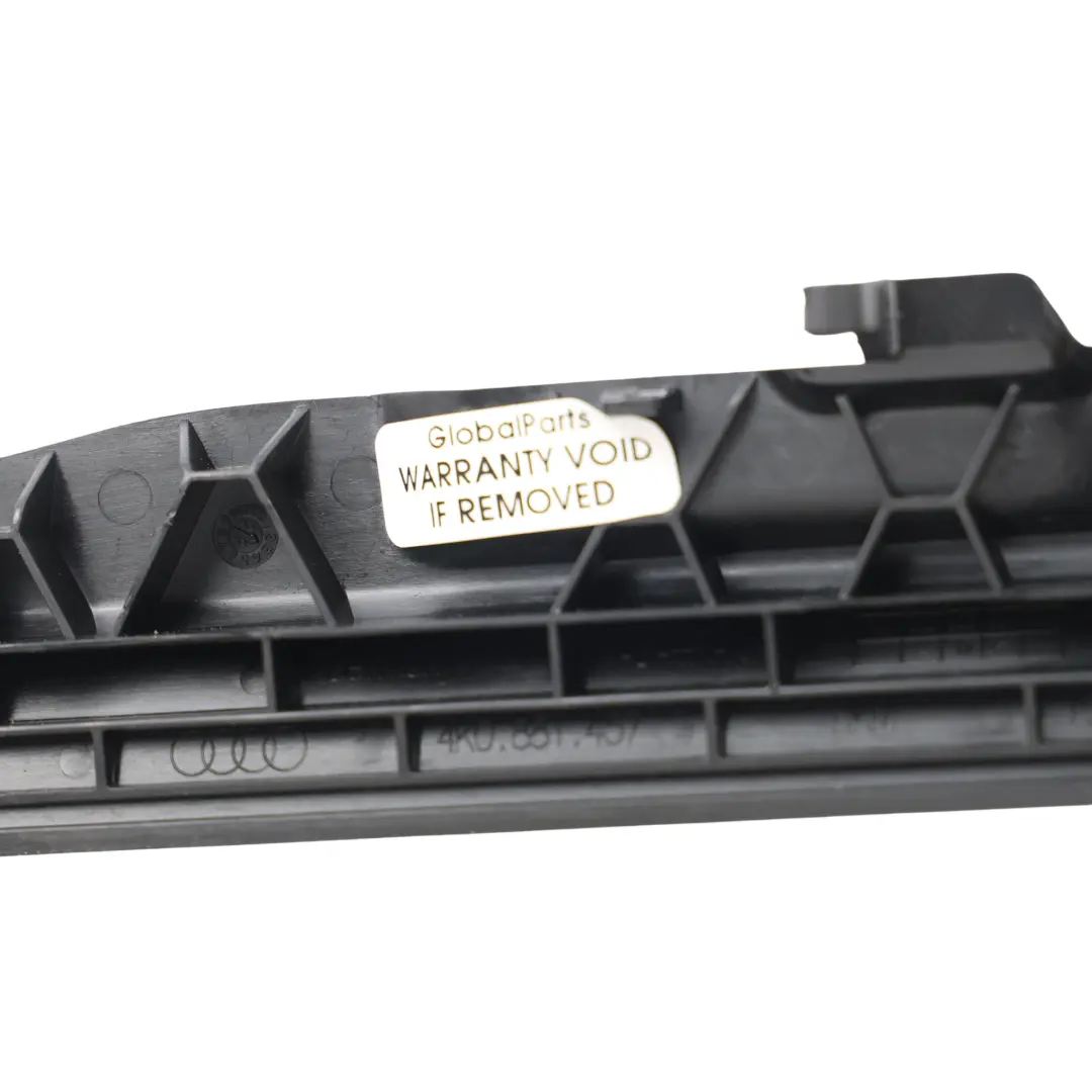 Front Seat Rail Trim Cover Left N/S to Audi A6 C8 Q3 F3 with Part number 4K0881457 Audi A6 C8 Q3 F3 Front Seat Rail Trim Cover Left N/S - SKU 4K0881457 - Part number 4K0881457