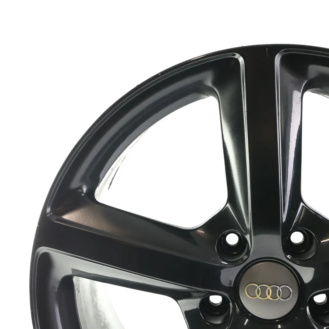 Alloy Wheel Rim 20" 9J ET:60 Black Star Spoke to Audi Q7 4L with Part number 4L0601025H Audi Q7 4L Alloy Wheel Rim 20" 9J ET:60 Black Star Spoke - SKU 4L0601025H-11 - Part number 4L0601025H