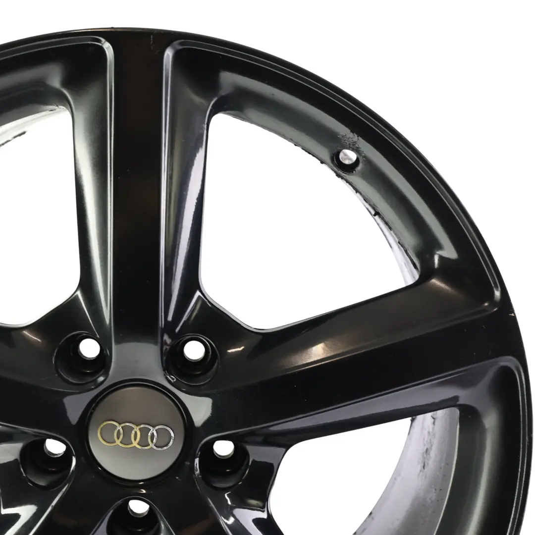 Alloy Wheel Rim 20" 9J ET:60 Black Star Spoke to Audi Q7 4L with Part number 4L0601025H Audi Q7 4L Alloy Wheel Rim 20" 9J ET:60 Black Star Spoke - SKU 4L0601025H-11 - Part number 4L0601025H
