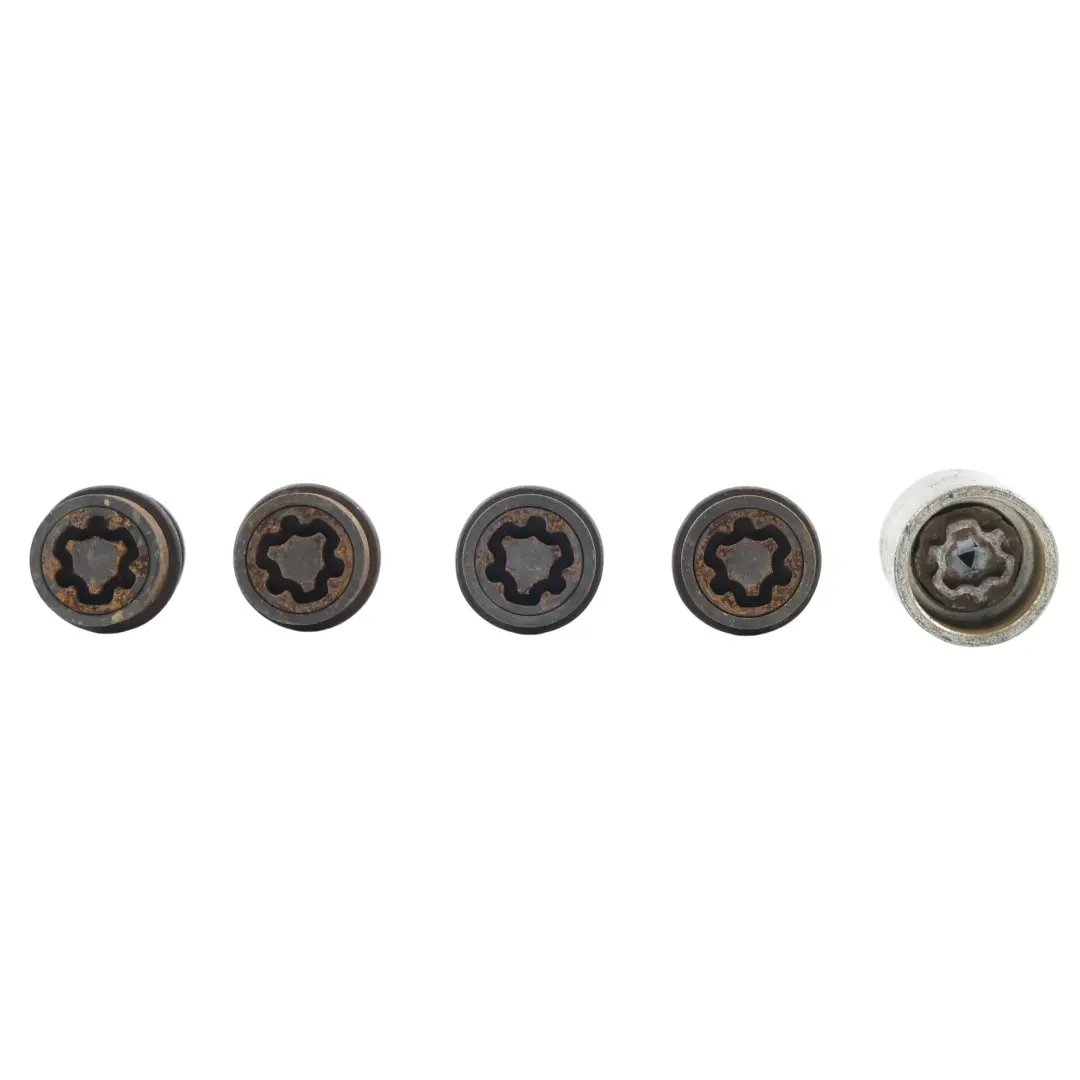 Mounting Screw Nut Bolts Anti Thief Set Kit to Audi Q7 4L Wheel with Part number 4L0698139B Audi Q7 4L Wheel Mounting Screw Nut Bolts Anti Thief Set Kit - SKU 4L0698139B-1 - Part number 4L0698139B