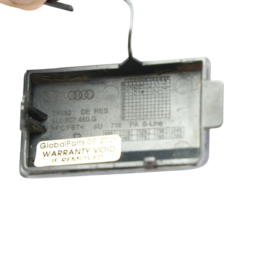 Tapa Gancho Remolque Trasero Derecho Gris Daytona Z7S para Audi Q7 4L con número de pieza 4L0807450G Audi Q7 4L Tapa Gancho Remolque Trasero Derecho Gris Daytona Z7S - SKU 4L0807450G-DGR - Número de pieza 4L0807450G