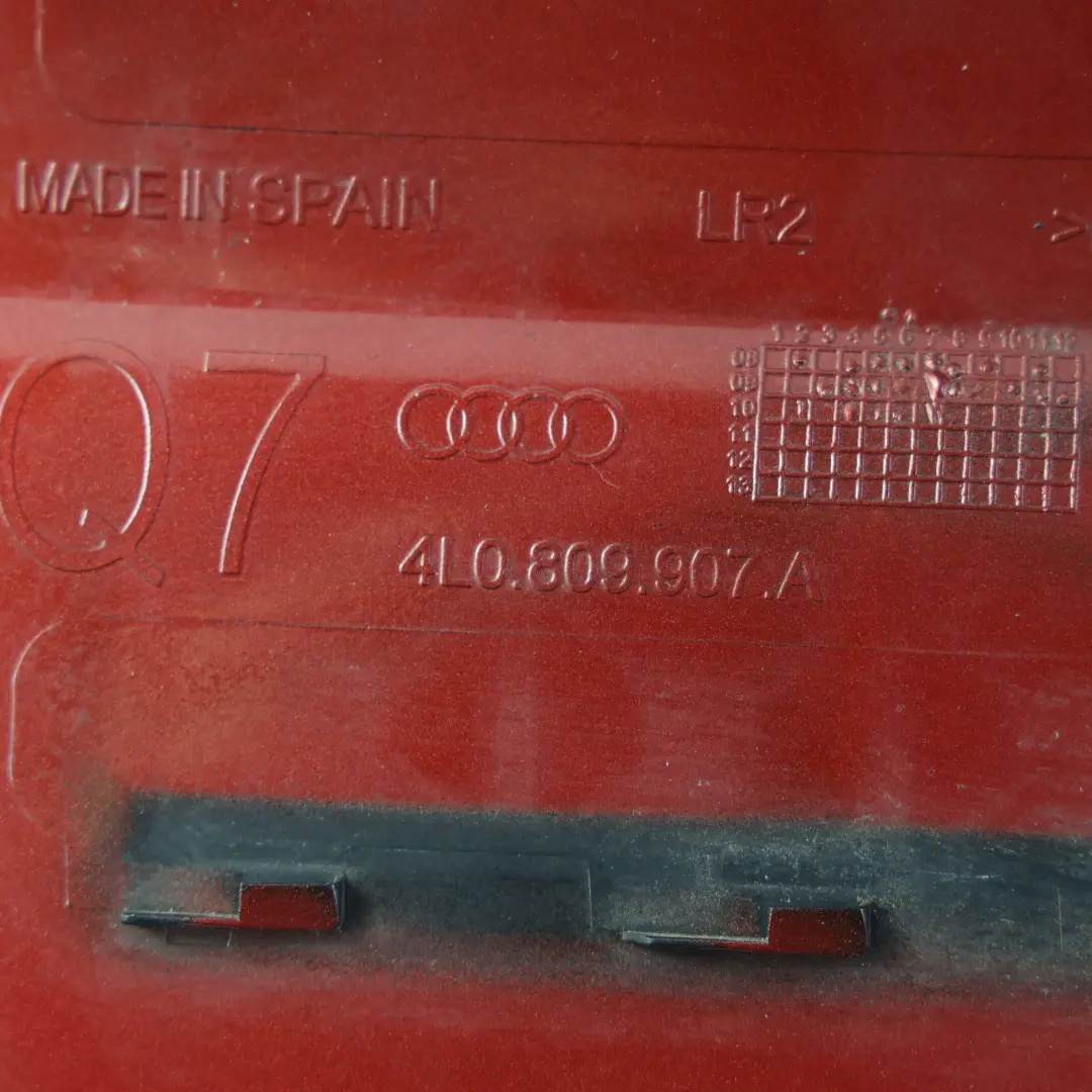 Audi Q7 4L Tankdeckel Tankklappe Abdeckung Granatrot Perleffekt Z3F - SKU 4L0809907A-GAR - Teilenummer 4L0809907A