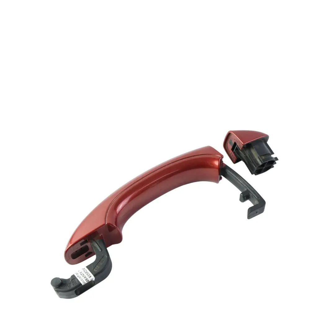 Audi Q7 4L Tirador Puerta Delantera Lado Pasajero Rojo Granate Perlado Z3F - SKU 4L0837205-GAR - Número de pieza 4L0837205